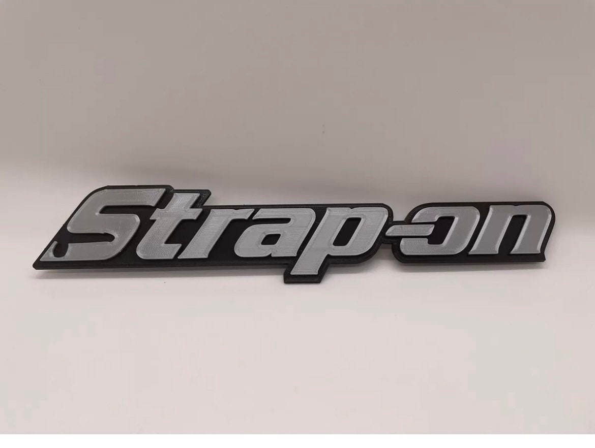 Strapon Novelty Tool Box Badge Etsy