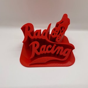 RAD Racing BMX Movie Inspired 3D Printed Art