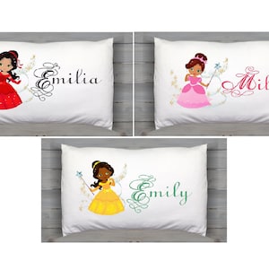 Princess Pillowcase Custom Personalized , Custom name and design