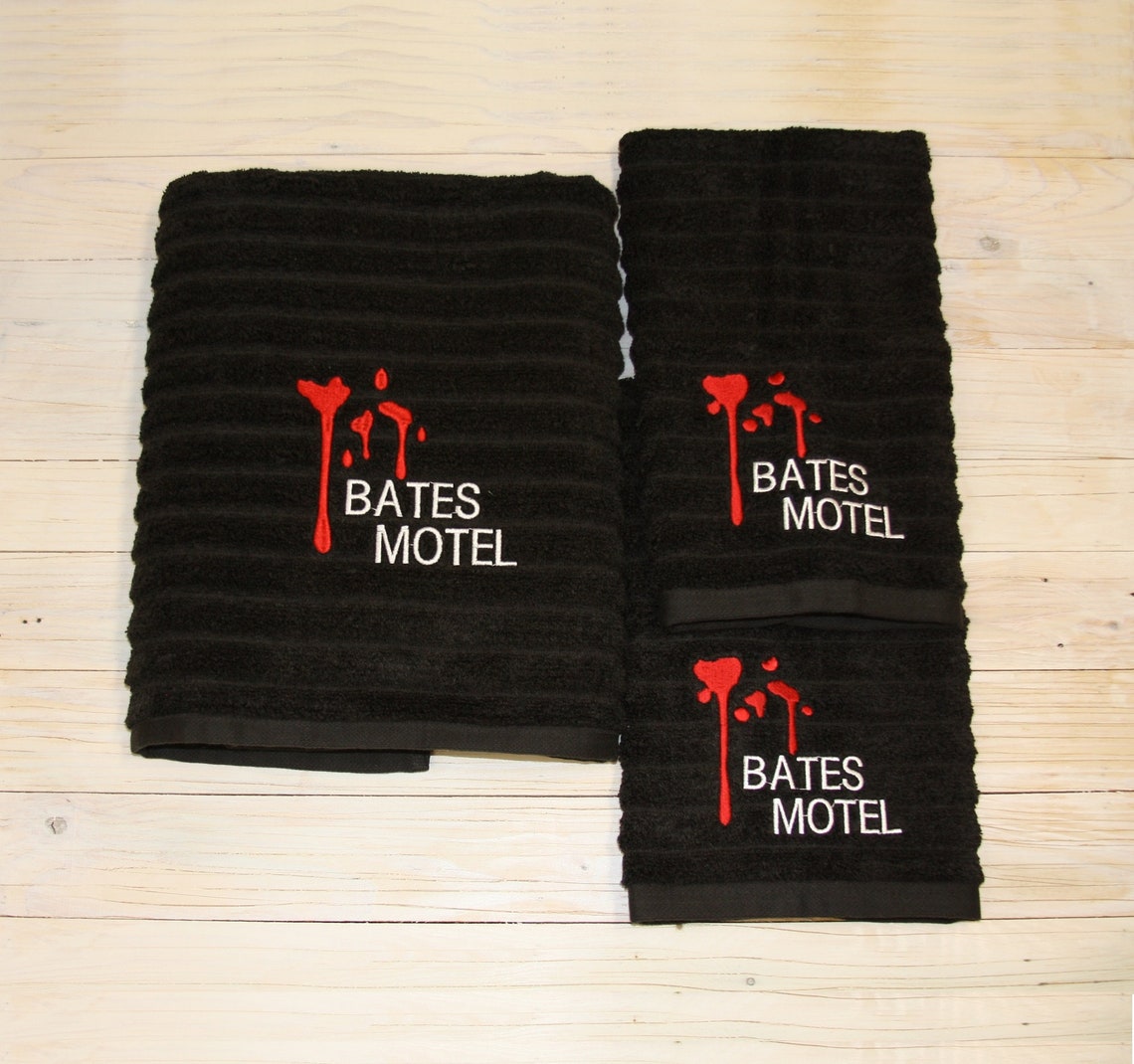 Bates Motel Bath Towel Hand Towel Washcloth Bates Motel Etsy