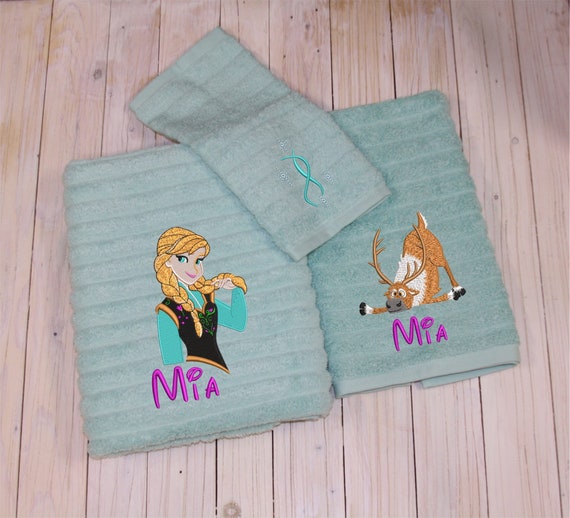 Frozen bath towel set hotsell