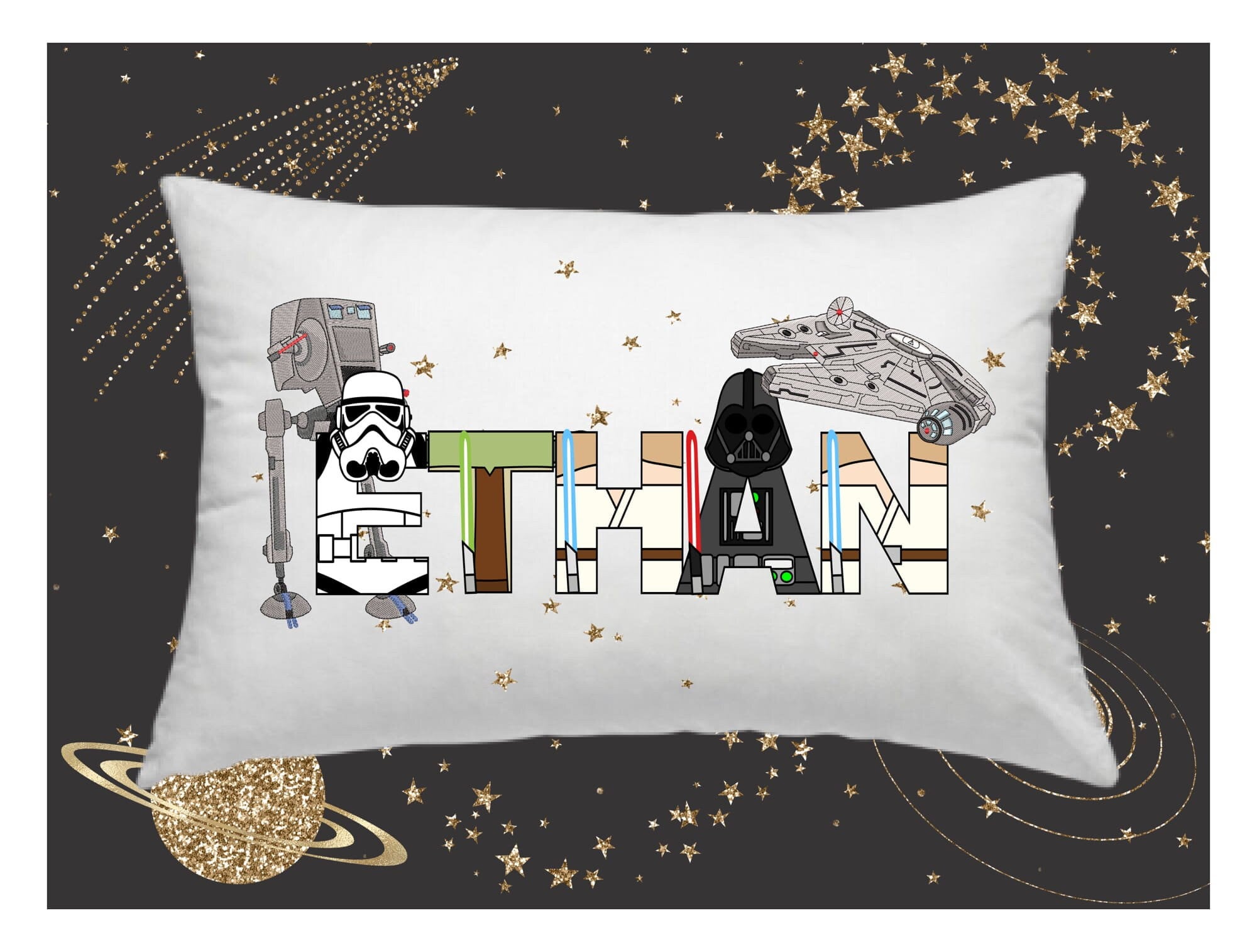 The Handmade Star Wars Pillow Covers
