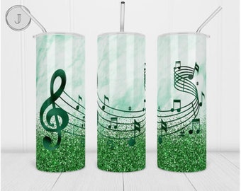 Music Teacher Gift, Custom Music Tumbler, Musical Gift, Band Teacher Gift, Gift for Music Lover, Personalized Music Mug