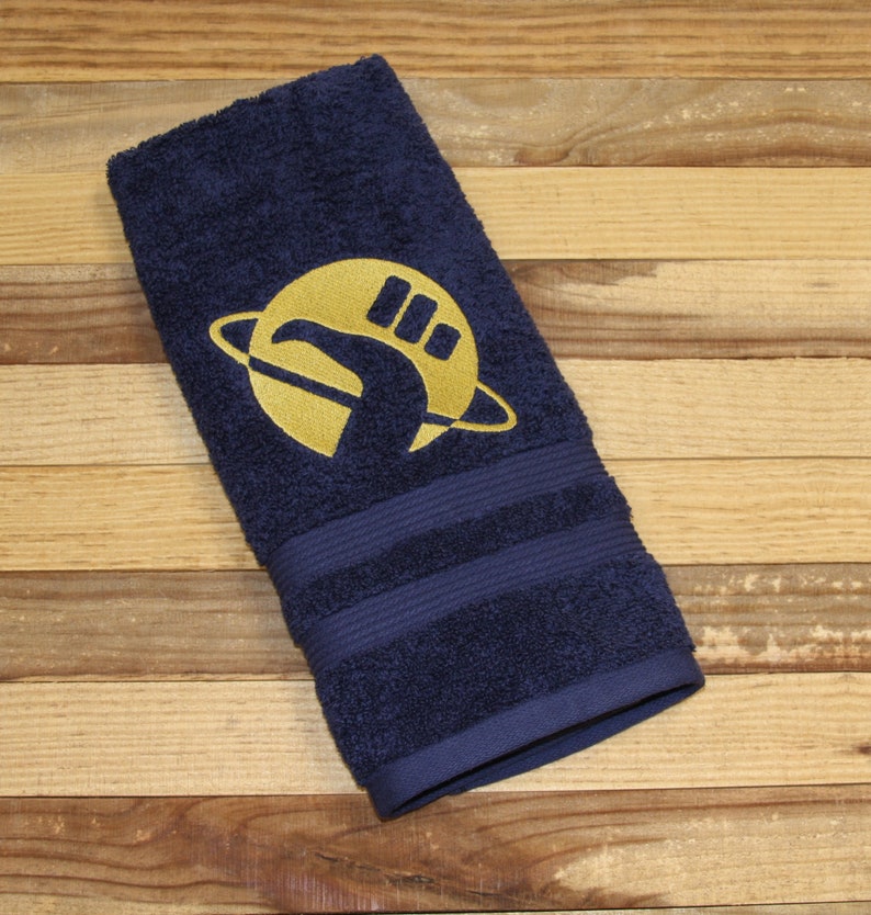 Hitchhiker's to the Galaxy DON'T PANIC Hand Towel Etsy