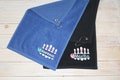 Personalized Embroidered Bowling Towel: Custom Sport Gift