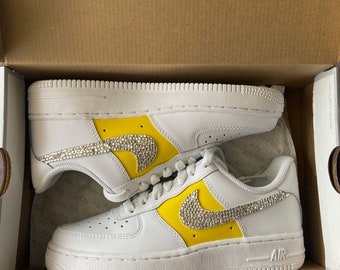 Air Force 1 Yellow Swoosh | Etsy