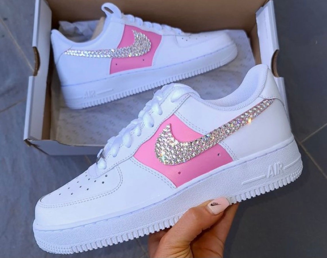 air force ones pink swoosh