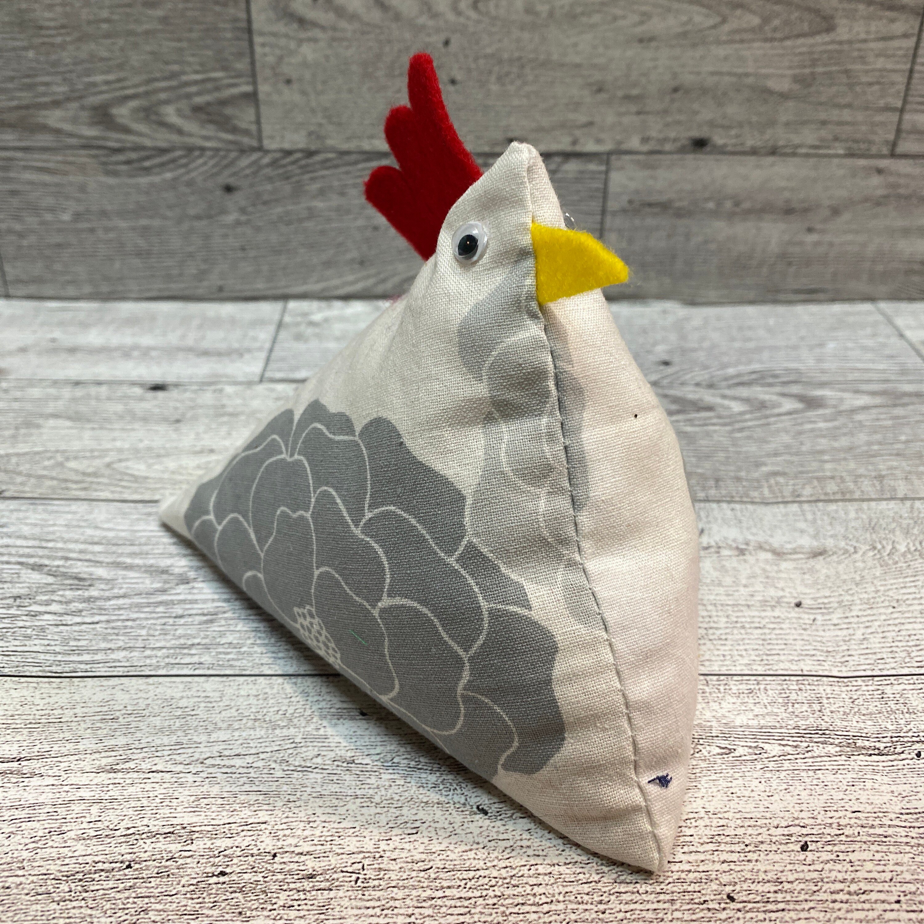 Pyramid Chicken Pattern Pyramid Chicken: Rice Filled Bookend, Pin Cushion, Paperweight - Etsy