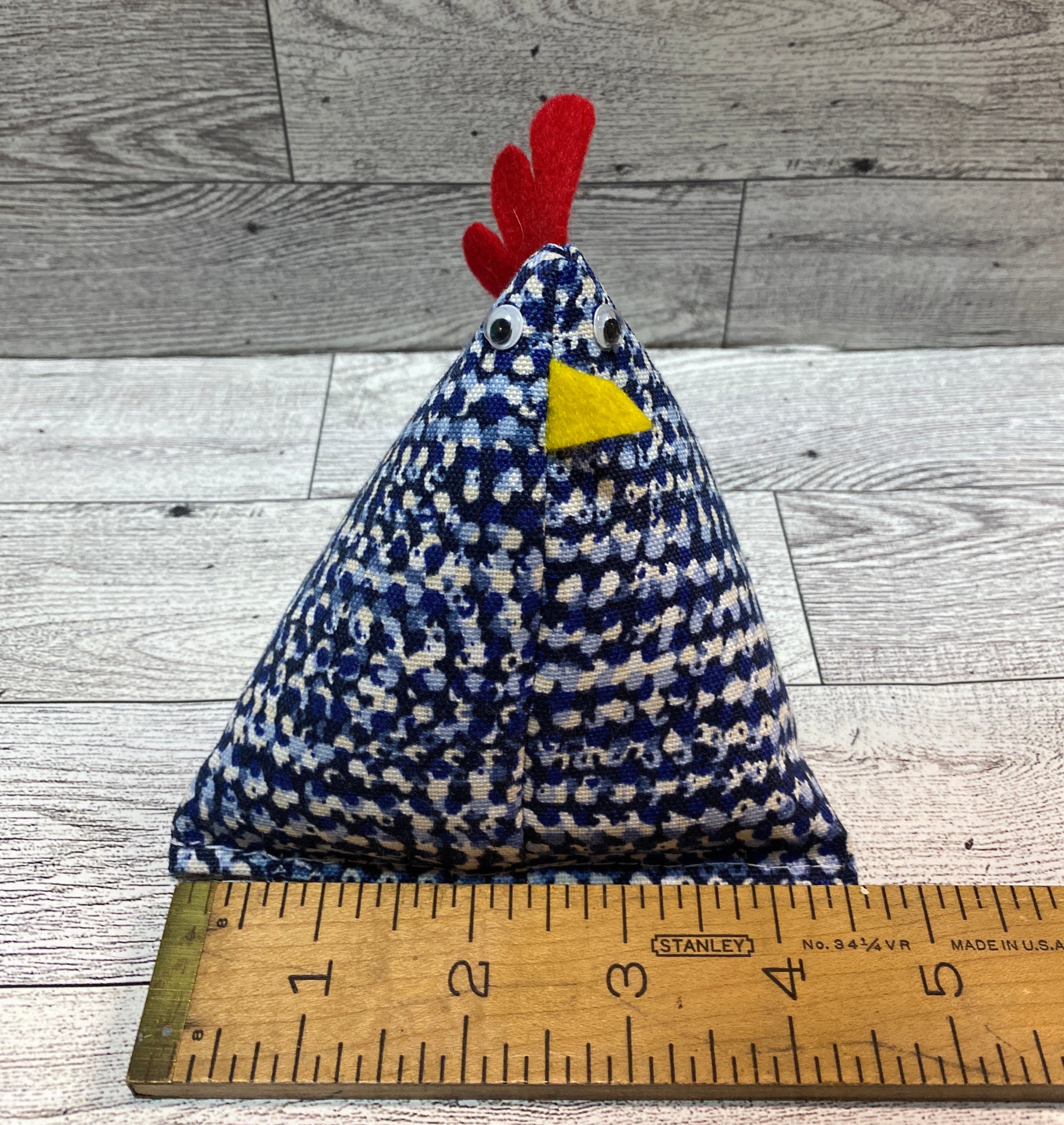 Pyramid Chicken: Rice Filled Bookend, Pin Cushion, Paperweight - Etsy