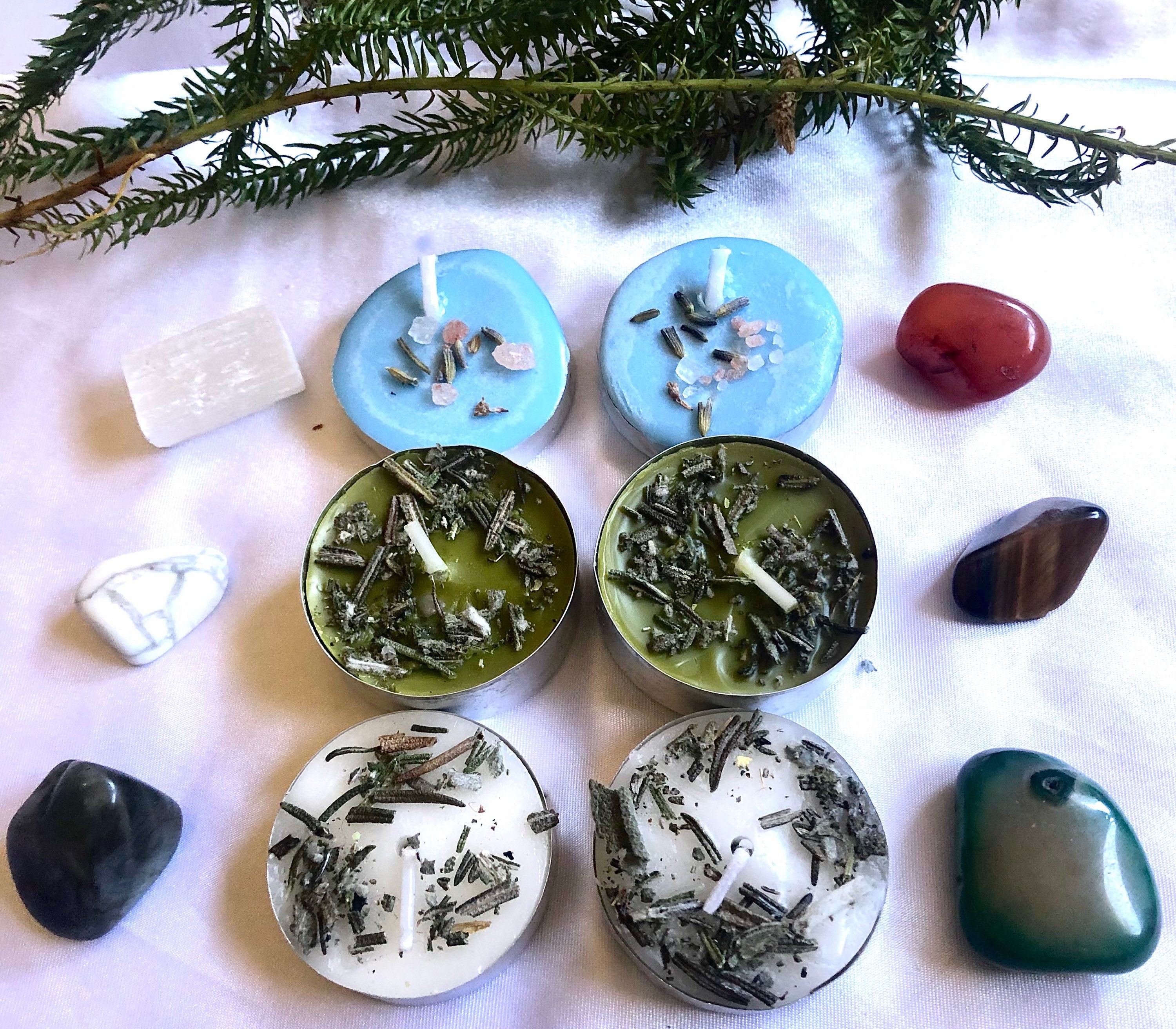 Ritual candles 6 tea light candles for rituals. Etsy