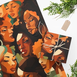Afrocentric style Wrapping Paper