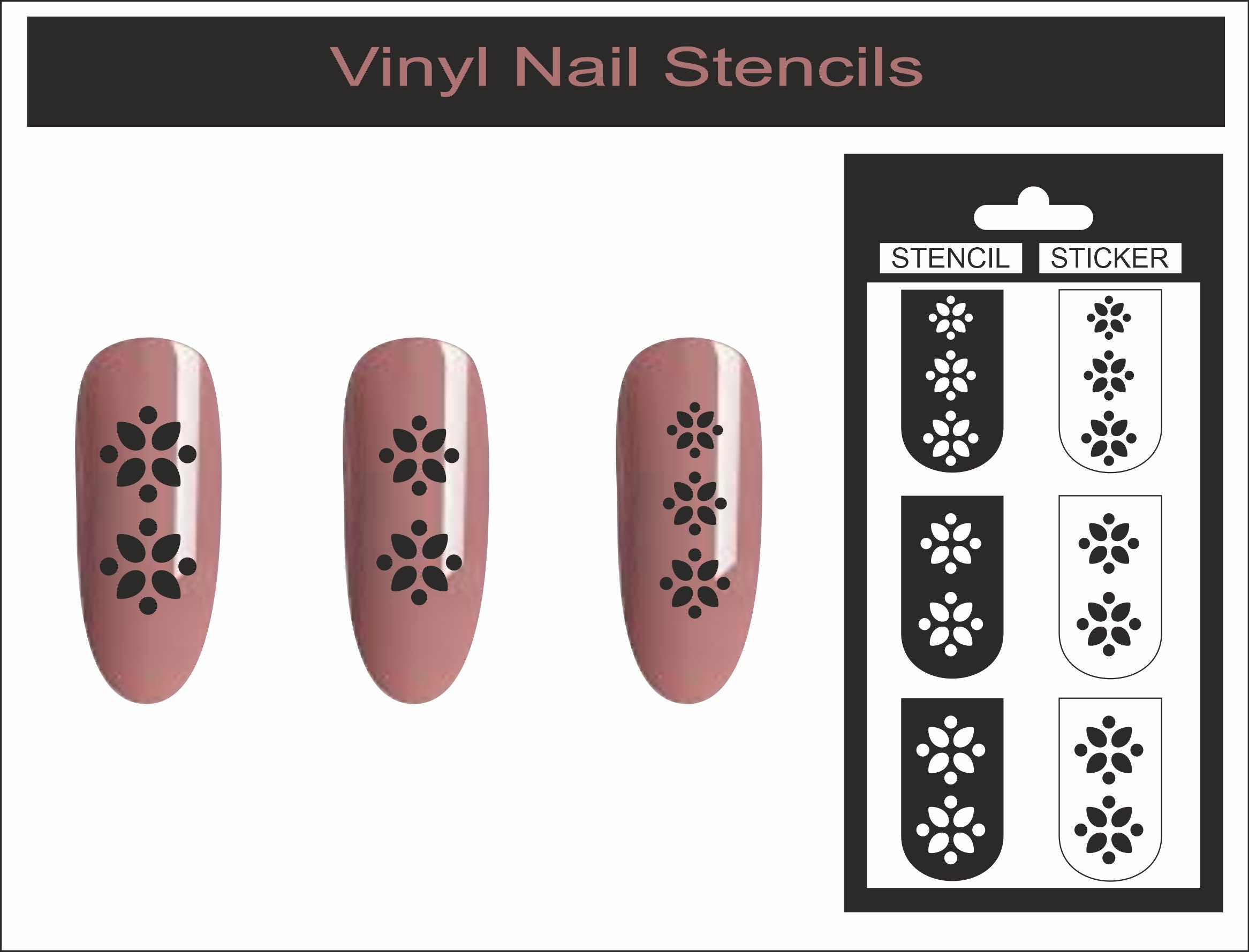 Self-Adhesive Nail Art Stickers - wide 5