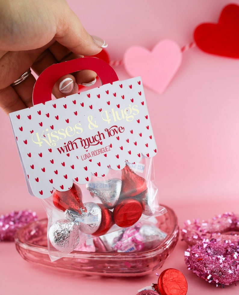 Valentines Candy Gift Valentines Gift Valentines Day Valentines Exchange Gift Love Day Valentines Friends Valentines School Gift image 3