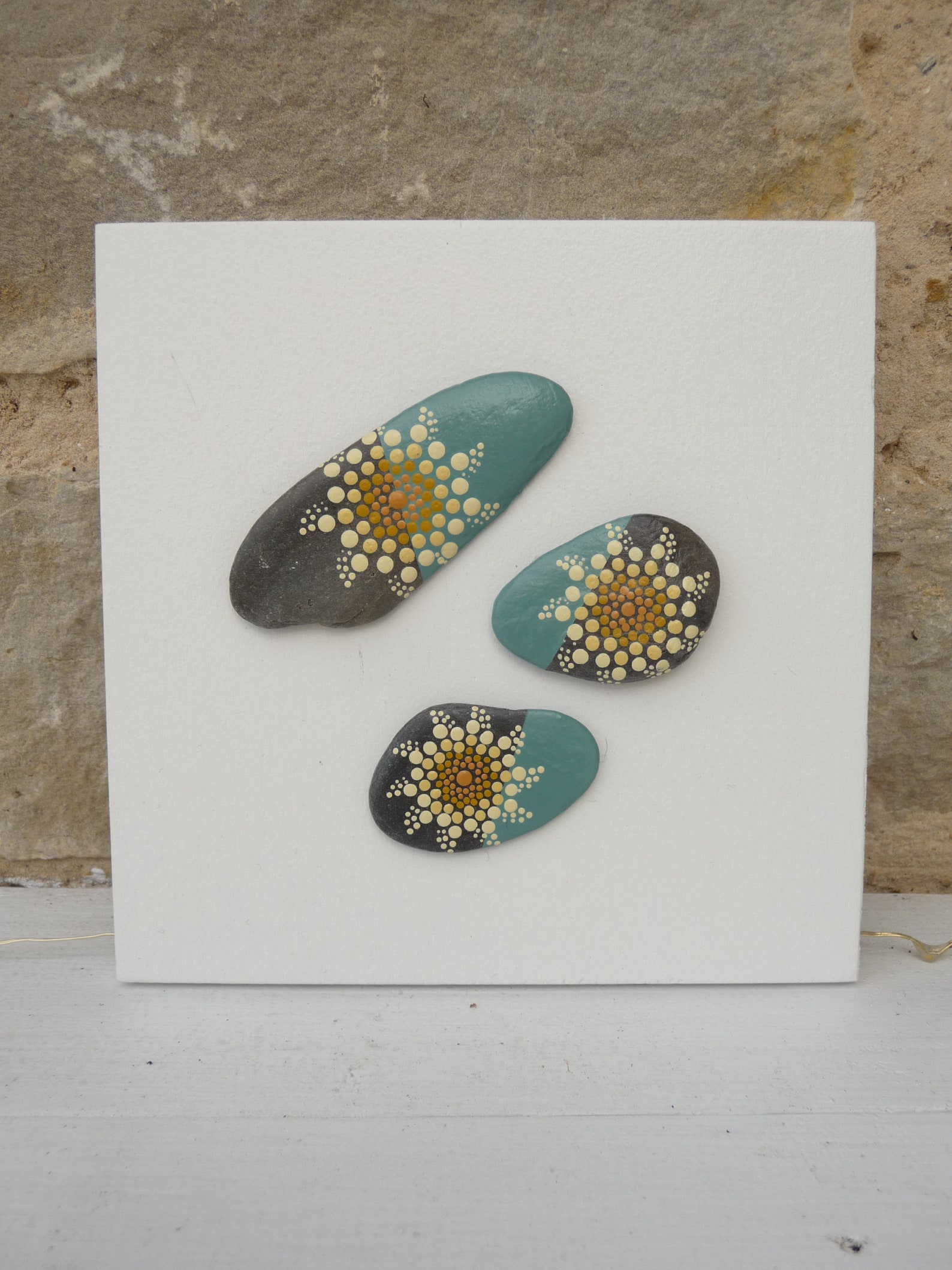 Hand Painted Slate Wall Art Etsy