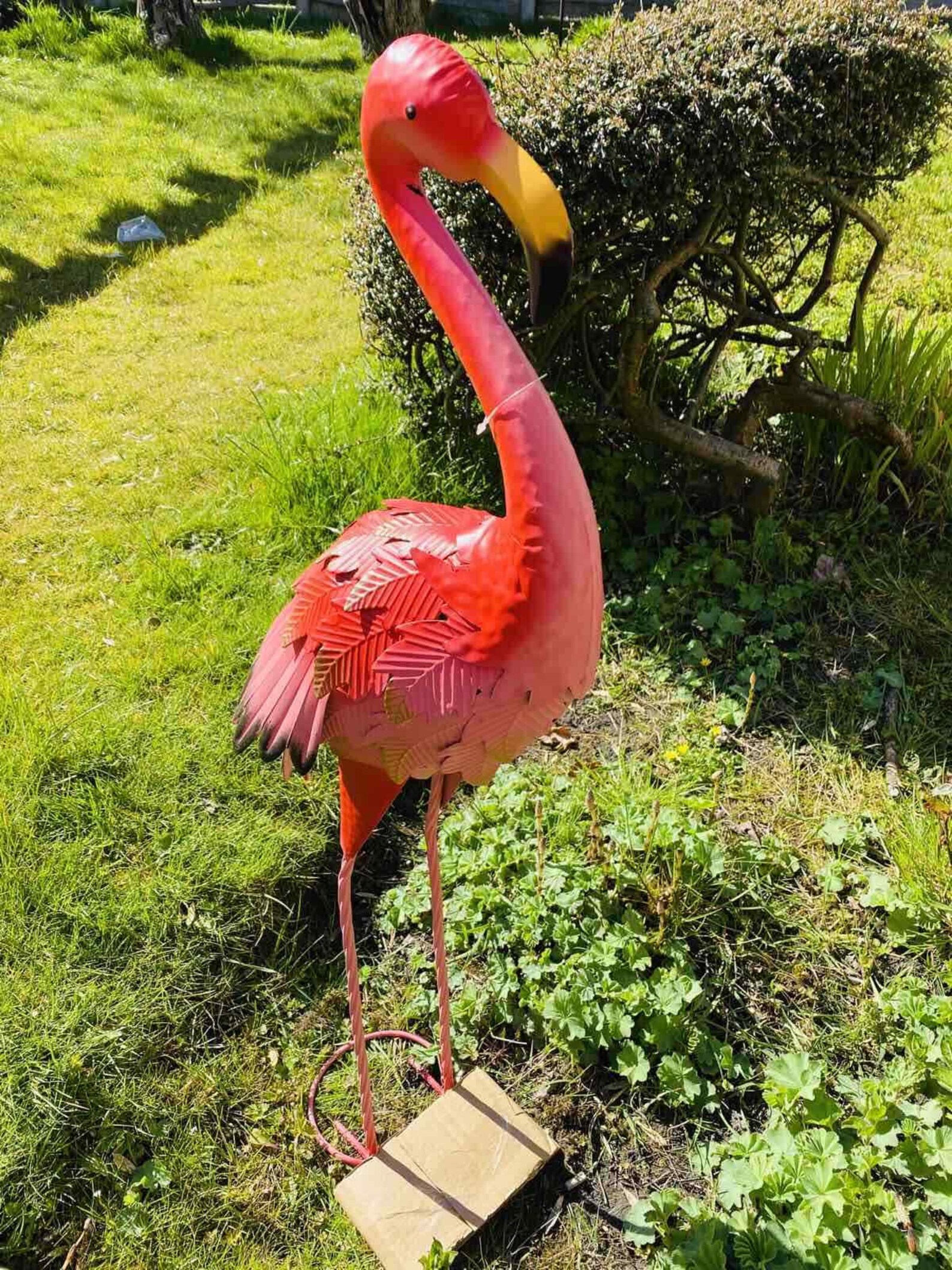New Flamingo Garden Ornament Turn Garden Into Tropical Etsy