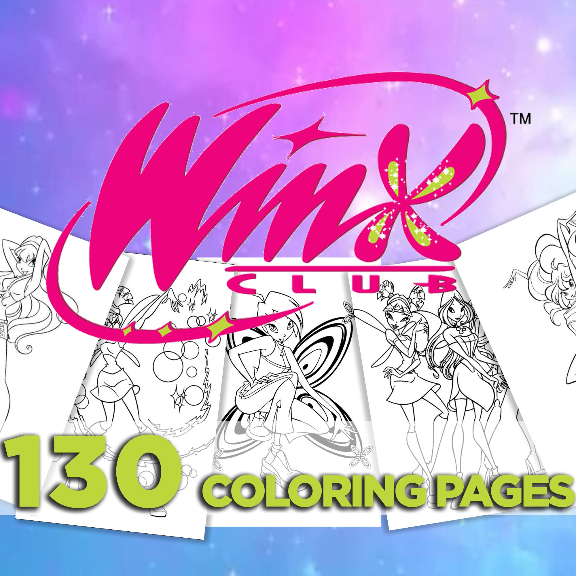 Winx Club Coloring Book Pages