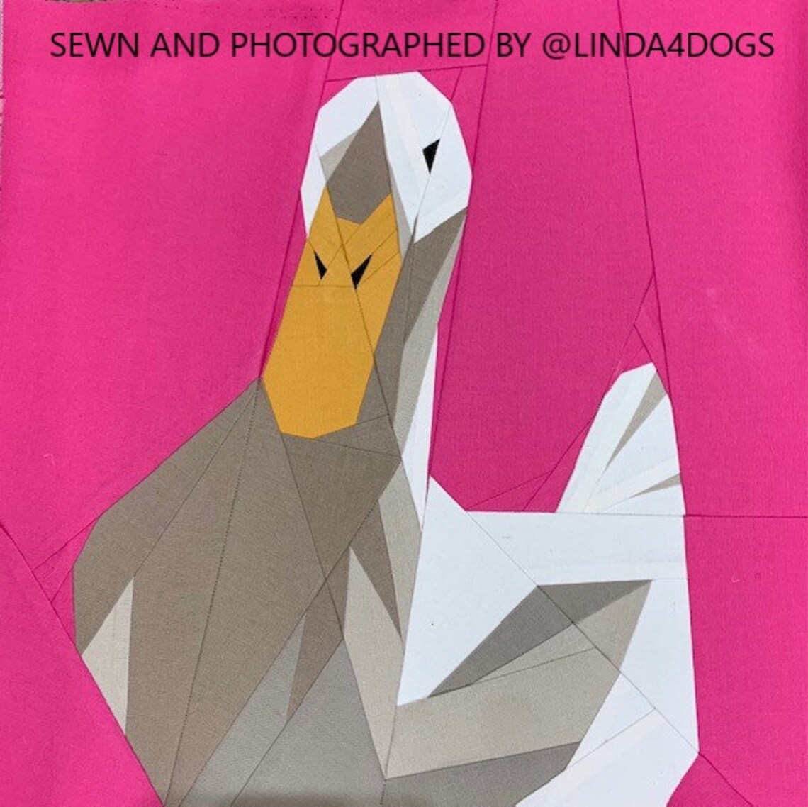 14 Duck Foundation Paper Pieced Quilt Block Pattern FPP | Etsy