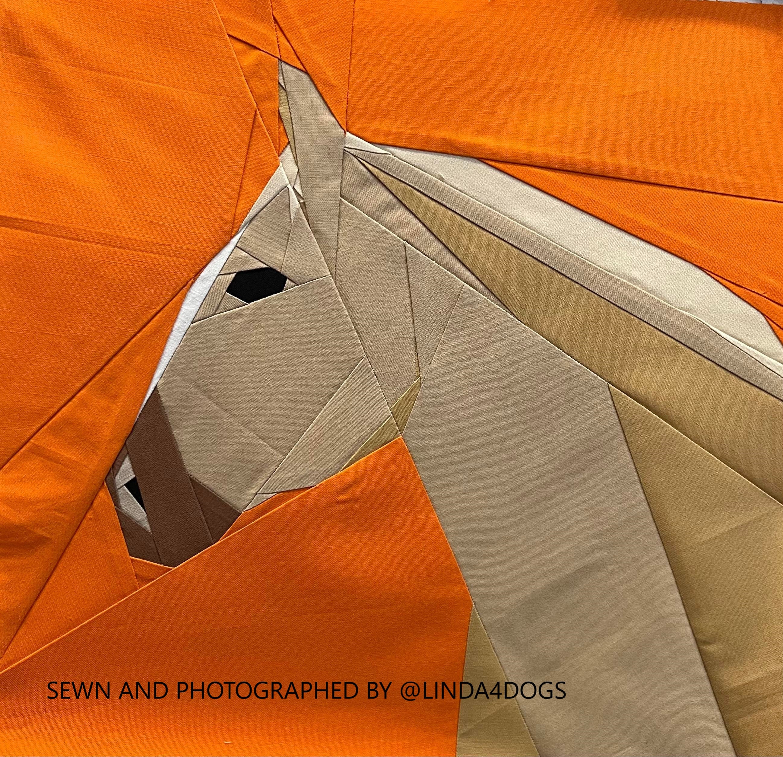 14 Horse Foundation Paper Piecing Quilt Block Pattern Etsy