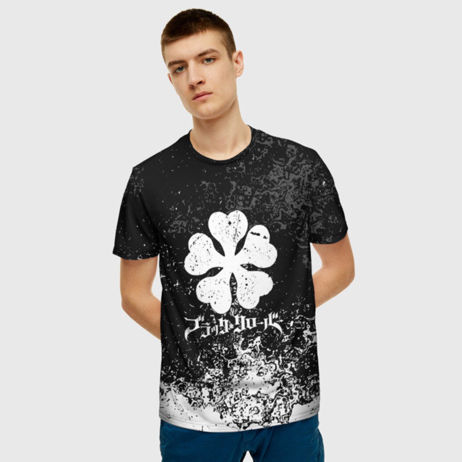 black clover mens shirts