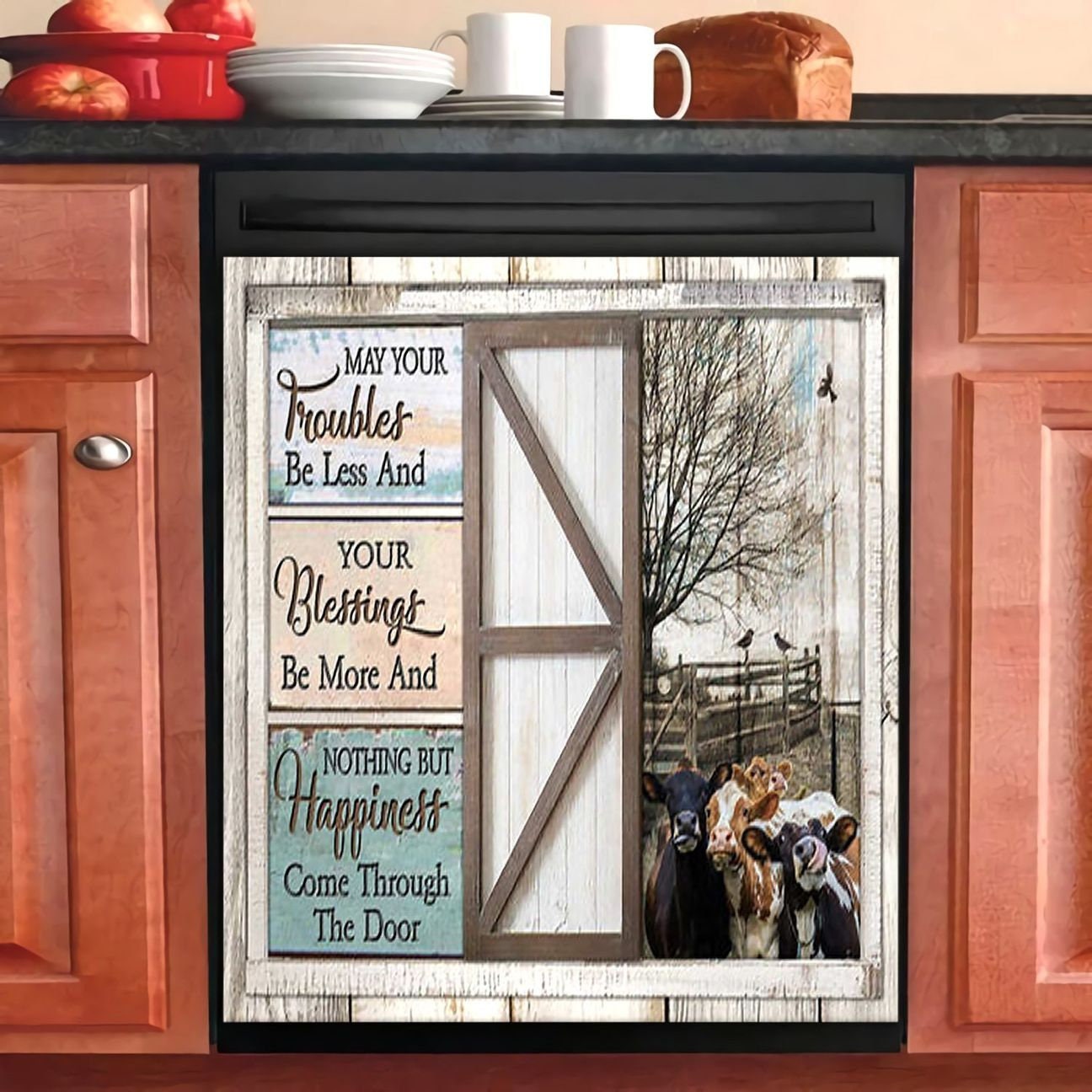 Nichts als Glück kommen durch die Tür Geschirrspüler | Etsy