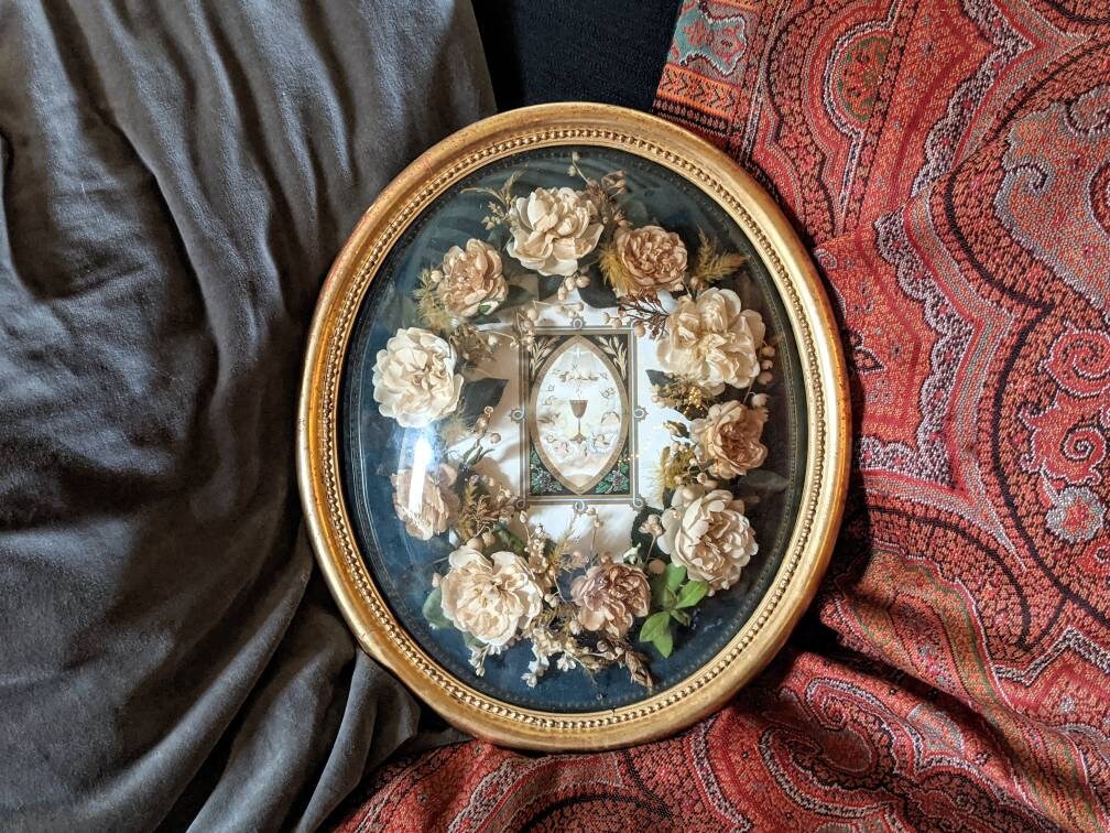 | Souvenirs Antiques Français de La Première Communion Vers 1900, Lithographie Religieuse | Décorati