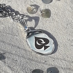 Hotwife Cuckold ovale hanger roestvrijstalen kinky ketting Fetish BodyJewelry- Schmuck Sissy QOS schoppenvrouw swinger Lifestyle BBC
