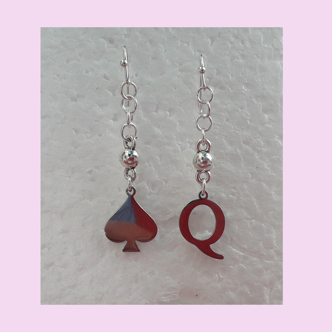 QOS Silver Necklace - Hotwife BBC Swinger Fetish Cuckold Jewelry Queen Of Spades