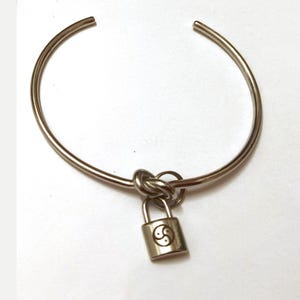Kinky Bracelet Set Knot Bangle with Padlock-Key-Cuff in Stainless Steel Unisex Armband Pulsera