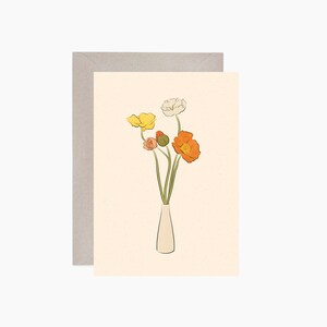 poppies greeting card