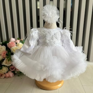 Vestido Princesa Festivo de Algodón Perfecto para Bautizos