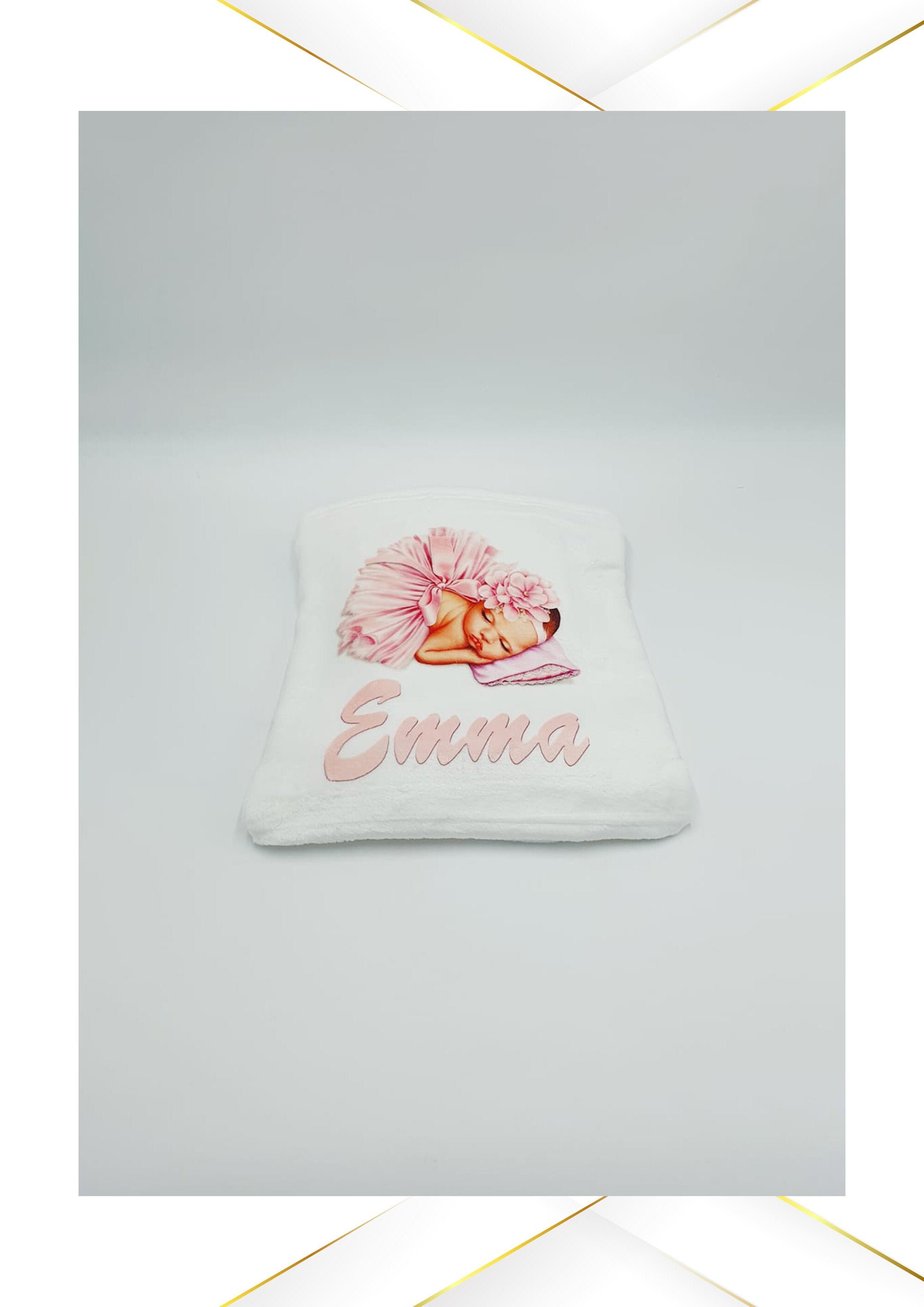 Couverture Personnalisée Fille , Cadeau Naissance Personnalisé, Cadeau Personnalisé Fille, Couvertur