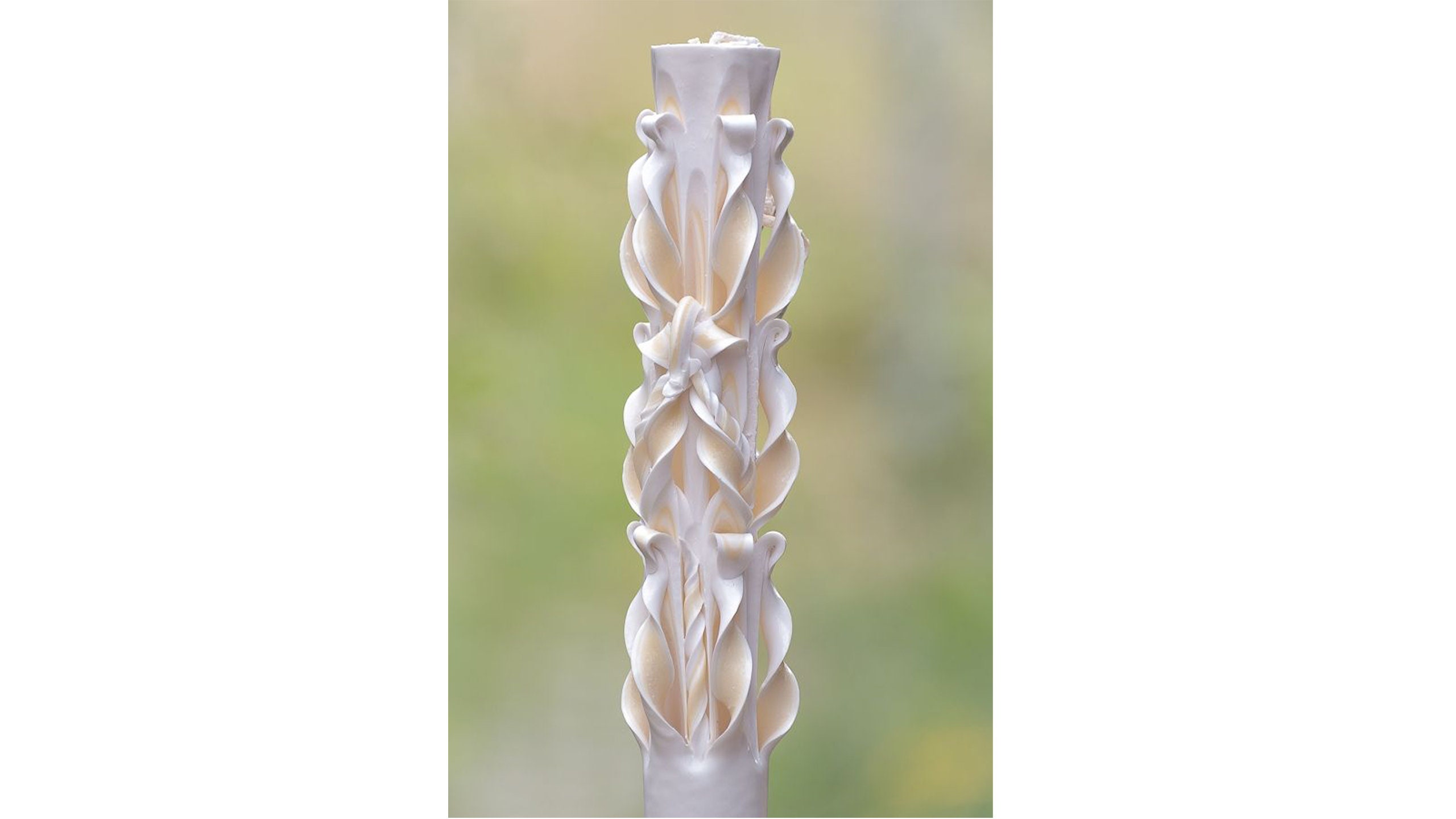 Bougie Artisanale, Bougie Sculptée, Décoration, Bougies Décoratives