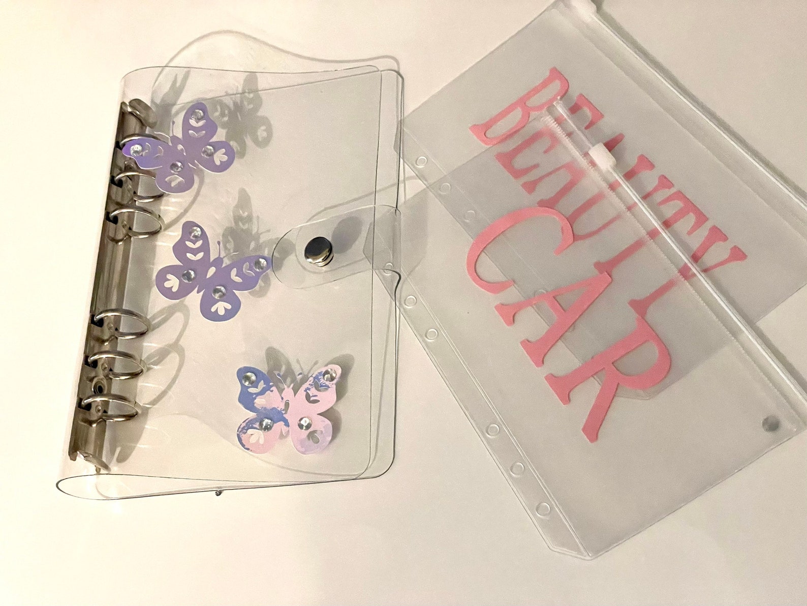 Sinking Funds Clear Binder with 6 Personalized cash envelopes Etsy