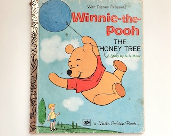 Winnie the Pooh-the Honey Tree, Book by A Milne, Vintage 1960s