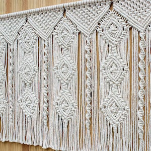 Macrame Wall Hanging, Bohemian Decoration, Woven Wall Hanging, Macrame Mural, Housewarming gift, Headboard