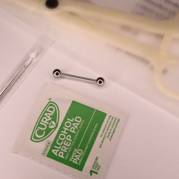 Fake Tongue Piercing Etsy UK