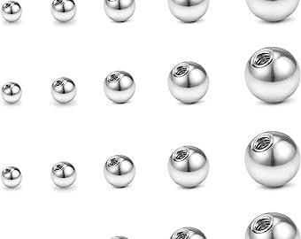 Replacement balls for body jewelry (2 replacement balls)