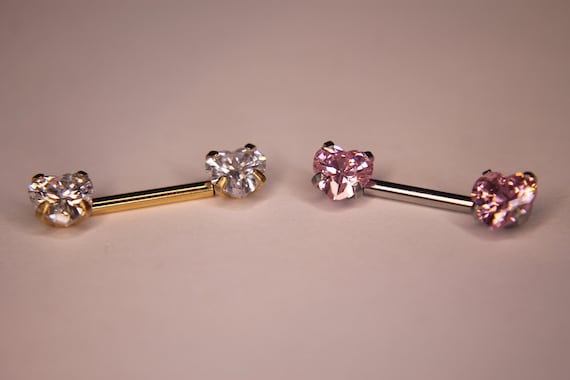 Diamond nipple best sale rings