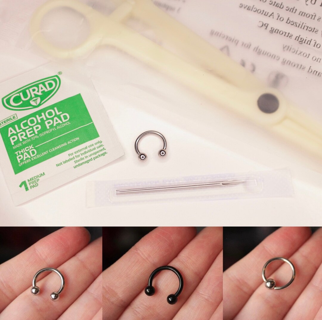 14g Septum Piercing Kit - Etsy