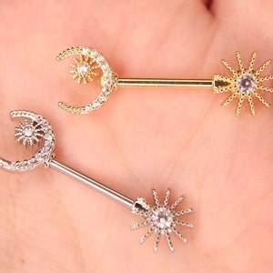 cute nipple piercing jewelry