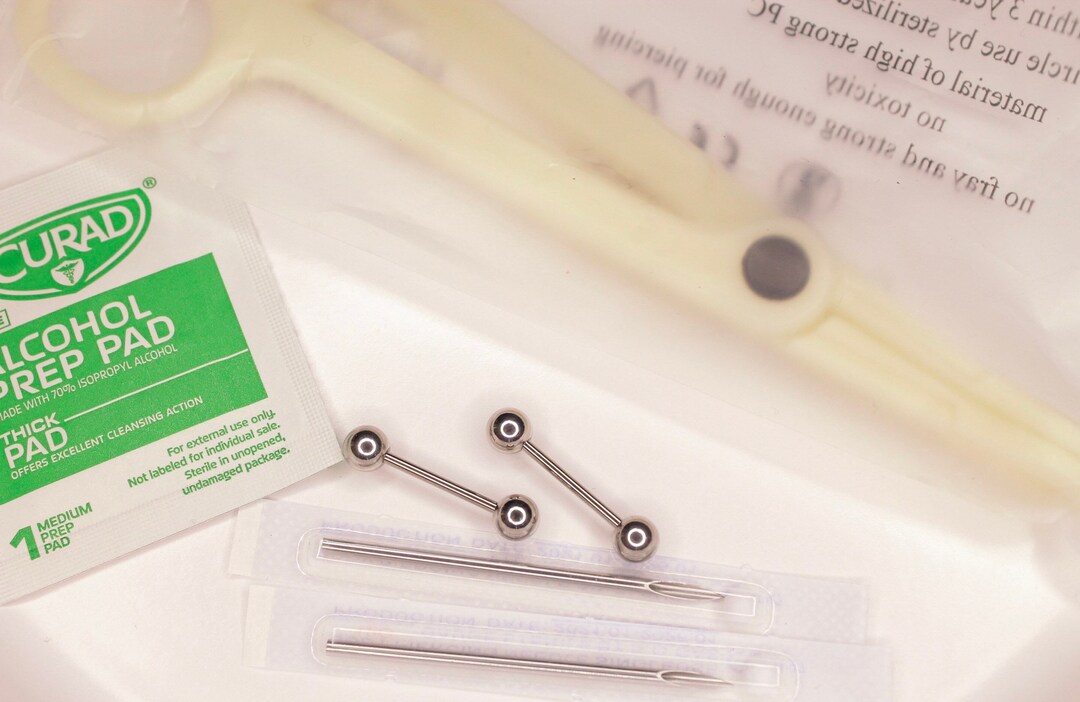 14g Nipple Piercing Kit Piercing Kit for Nipples Piercing Etsy