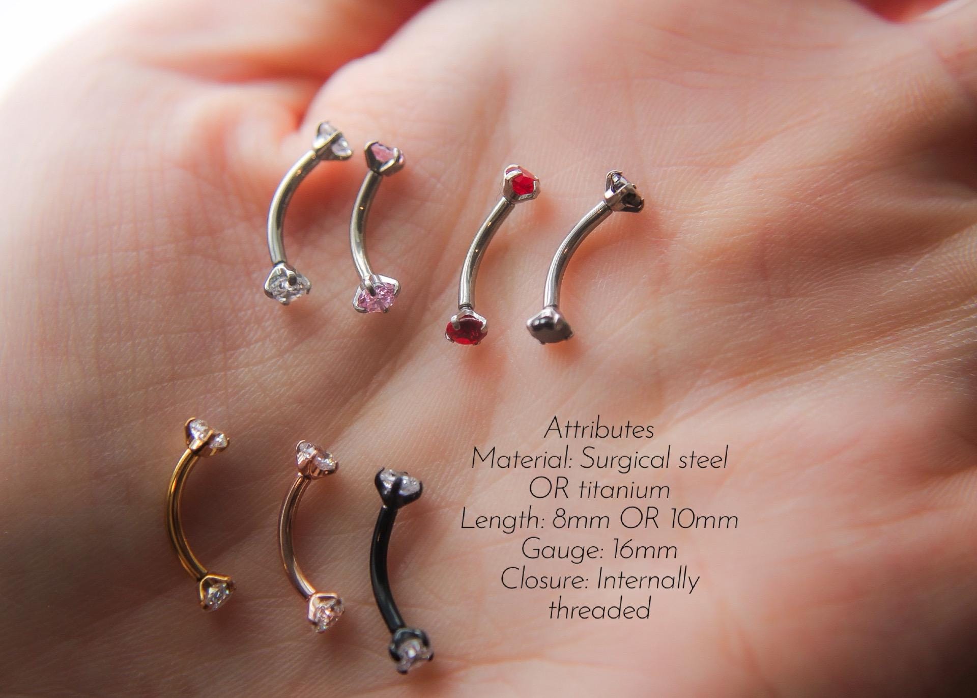 Curved Barbell How Much Does A Daith Piercing Cost Titanium Micro