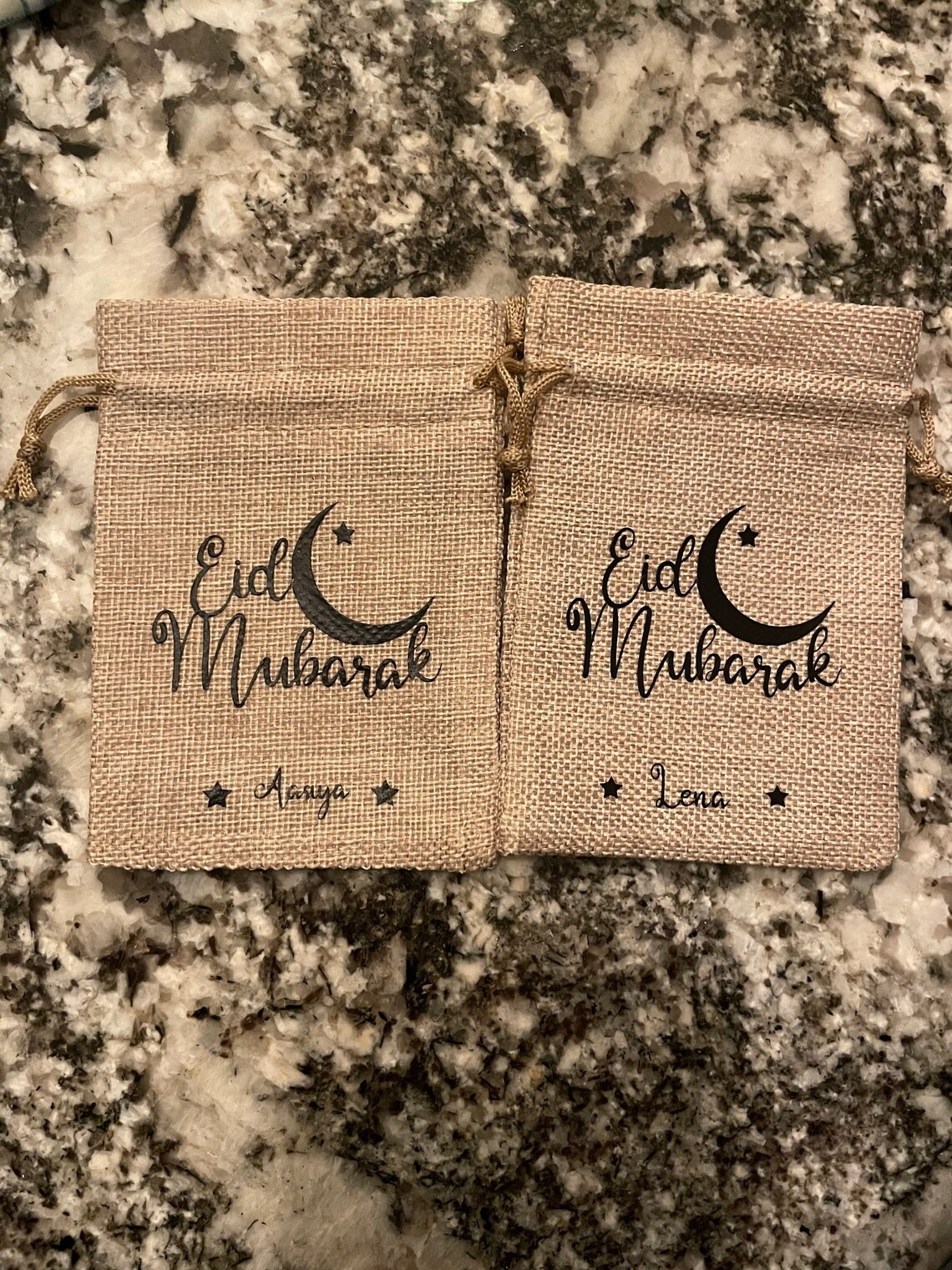 Eid Mubarak Gift Bag/eid Goodie Bag/ Burlap Eid Gift Bag Etsy