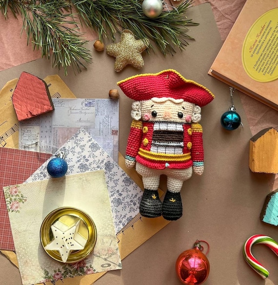 Nutcracker Toy Crochet Christmas Nutcracker Nutcracker for Sale