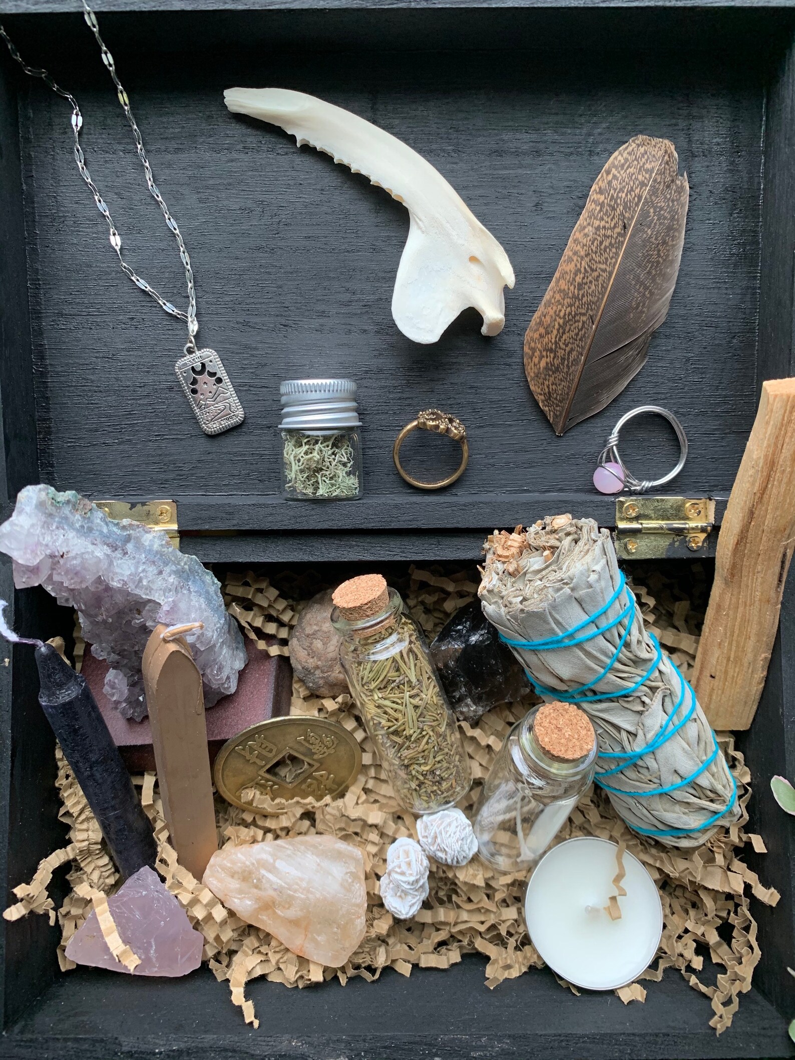 Mystery Witch Supplies Box Witchcraft supplies kit Mystery Etsy