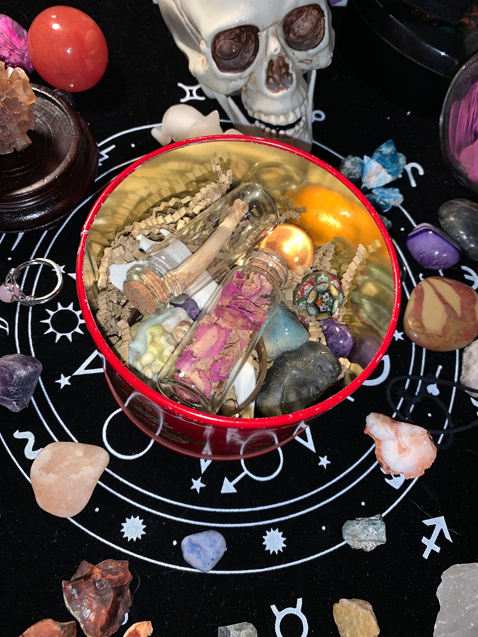 Oddity Goblincore Natural History Tumbled Stone Crystal Etsy