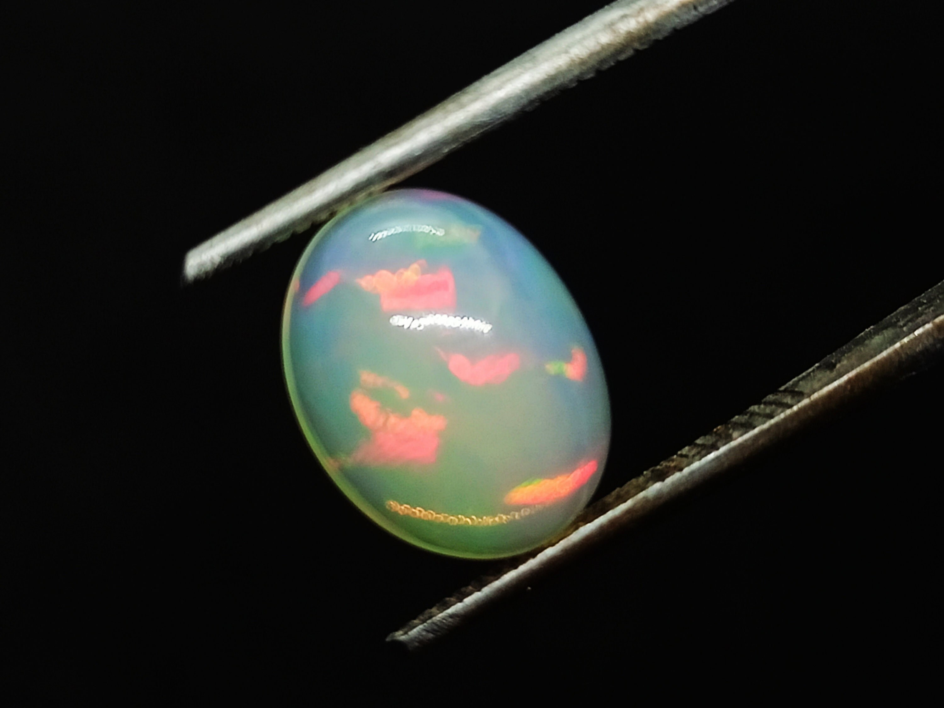 AAA Quality 100% Natural Ethiopian Opal Gemstone Best Fire Opal Cabochon Size 17x10x5 weight  5 Crt.