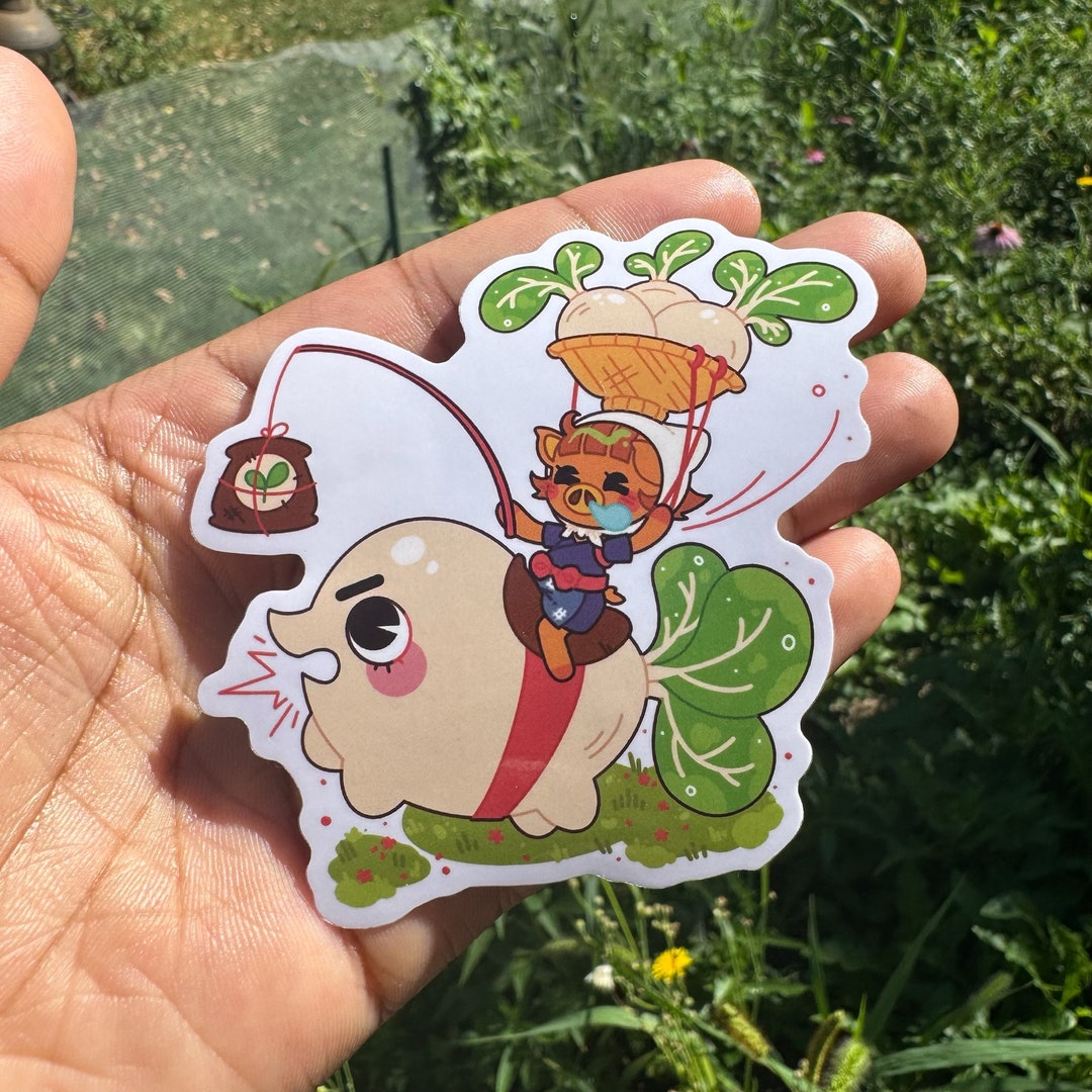 Daisy Mae Turnip Rider Sticker - Waterproof Vinyl Decal - Etsy