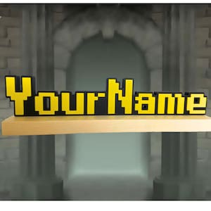 Personalized Runescape OSRS Nameplate | Gaming Room | Streamer Gift | Gamer Gift | Customized Gift