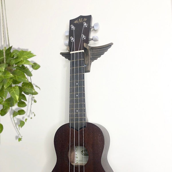 Ukulele Hanger | Ukulele Wall Mount | Mounting hardware included